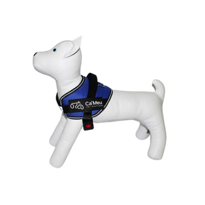 F - Coleira Peitoral Para Cachorro Refletora - Ca'Meu®