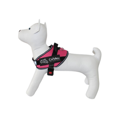 F - Coleira Peitoral Para Cachorro Refletora - Ca'Meu®